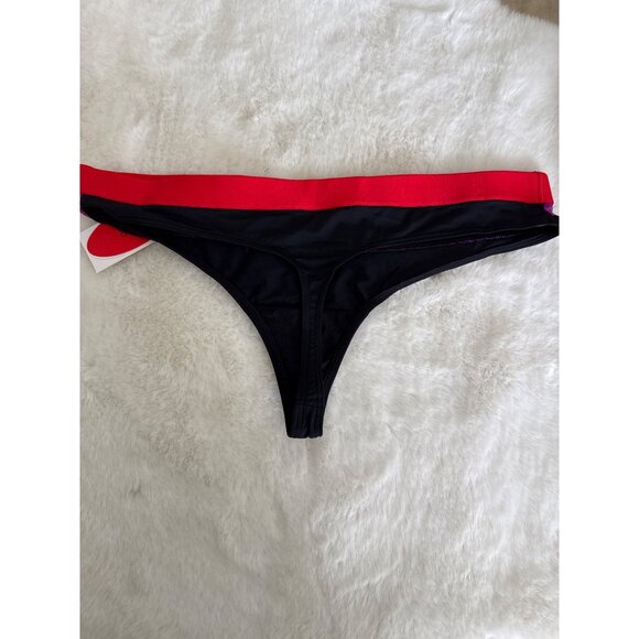 Parade Silky Mesh Flutter Strap T-Shirt Bra & Thong Large 36 C 36D NEW - Picture 8 of 10